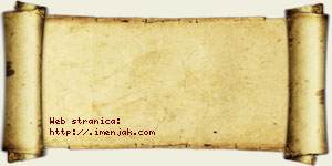 Isidor Josijević vizit kartica